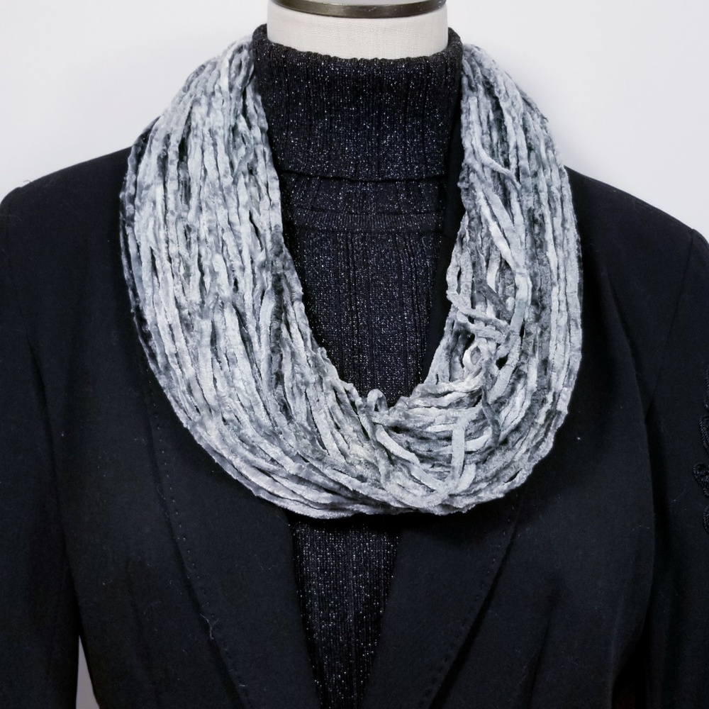 Velour Infinity Scarves with Magnet Clasp